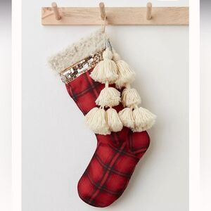 Free People FP One Holly Plaid Stocking